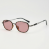 FL41 Rose Tinted Lens Glasses - Tortoise Oval TR90 Frame 1 FL41 Rose Tinted Lens Glasses - Tortoise Oval TR90 Frame 1
