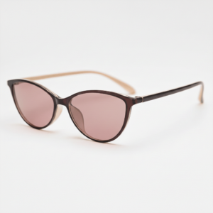 Dawn FL-41 Rose Tinted Lens Glasses - Red Cat-eye TR90 Frame image 1
