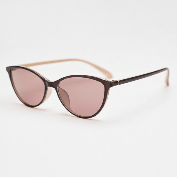 Dawn FL-41 Rose Tinted Lens Glasses - Red Cat-eye TR90 Frame Dawn FL-41 Rose Tinted Lens Glasses - Red Cat-eye TR90 Frame image 1