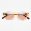 FL41 Rose Tinted Lens Glasses - Yellow Round TR90 Frame 3 FL41 Rose Tinted Lens Glasses - Yellow Round TR90 Frame 3
