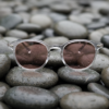 FL41 Rose Tinted Lens Glasses - Clear Round TR90 Frame - Roomier Fit 4